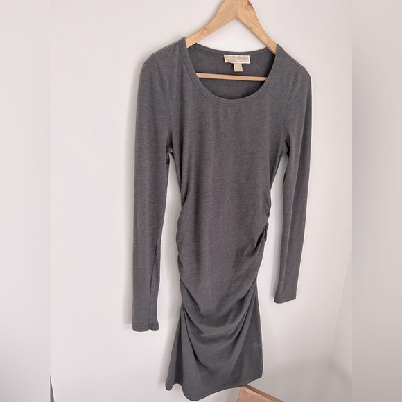 Michael Kors Ruched Long Sleeve Dress ~ size XS 🐞 - Picture 1 of 6